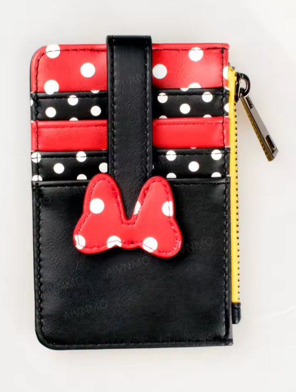 High-Quality Cute Bow Dot Zipper Wallet