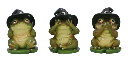 Nemesis Now Animal Three Wise Figurine Trio, Resin, Multicolour, 10cm