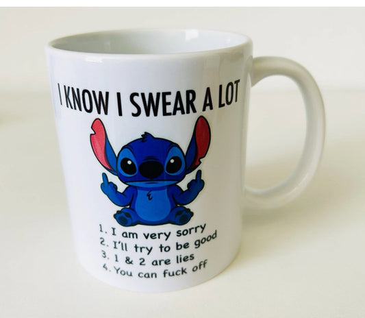 11oz Fun Stitch Gift Mug Coffee Cup Joke Birthday Cup With Box New