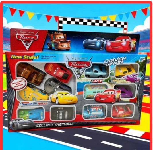 12pcs Cars Set – Lightning McQueen & Friends 6cm Model Cars
