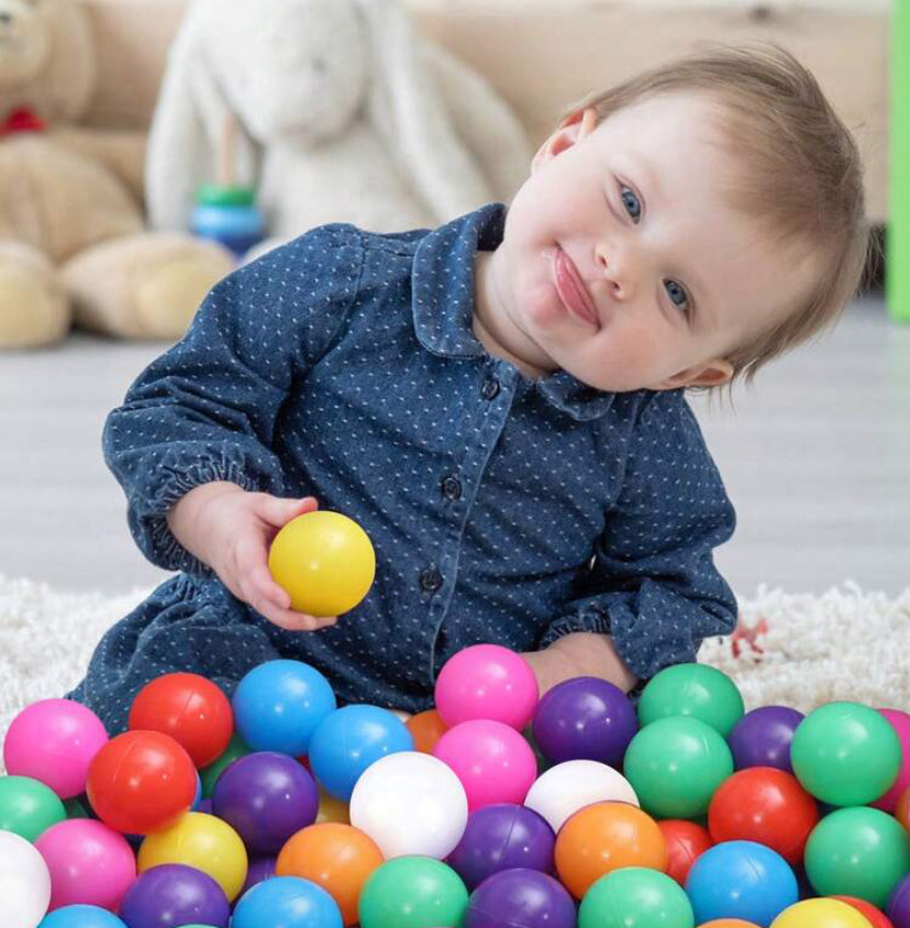 30pcs 2.16 Inch/5.5cm Anti-Pressure Balls, Suitable For Toddlers & Kids Pool Water Toys, Multi-Color Balls