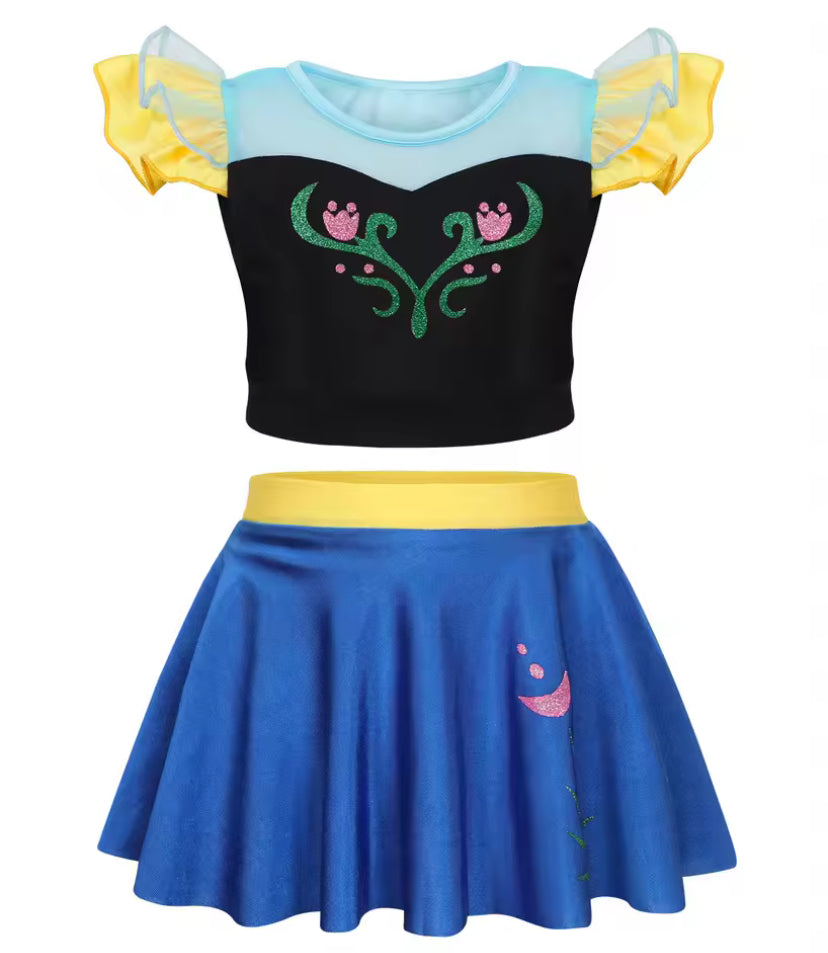 Girls Two Piece Swimsuit