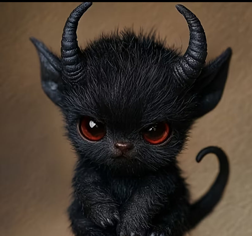 1pc Miniature Demon | 5D Diamond Painting Kit for Beginners 40x40