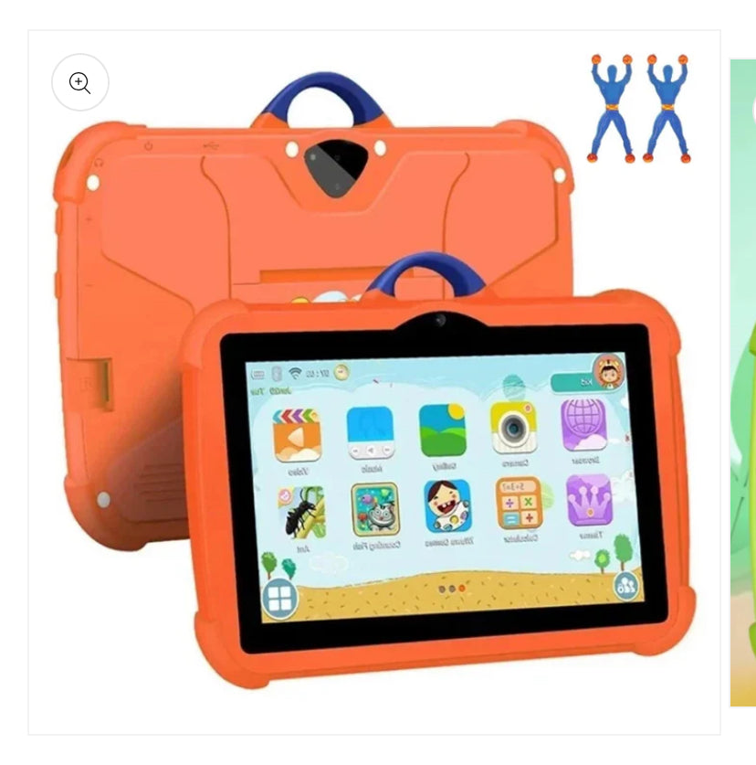 2025 Kids Tablet 7 Inch, Android, 4GB+64GB Storage, Bundle