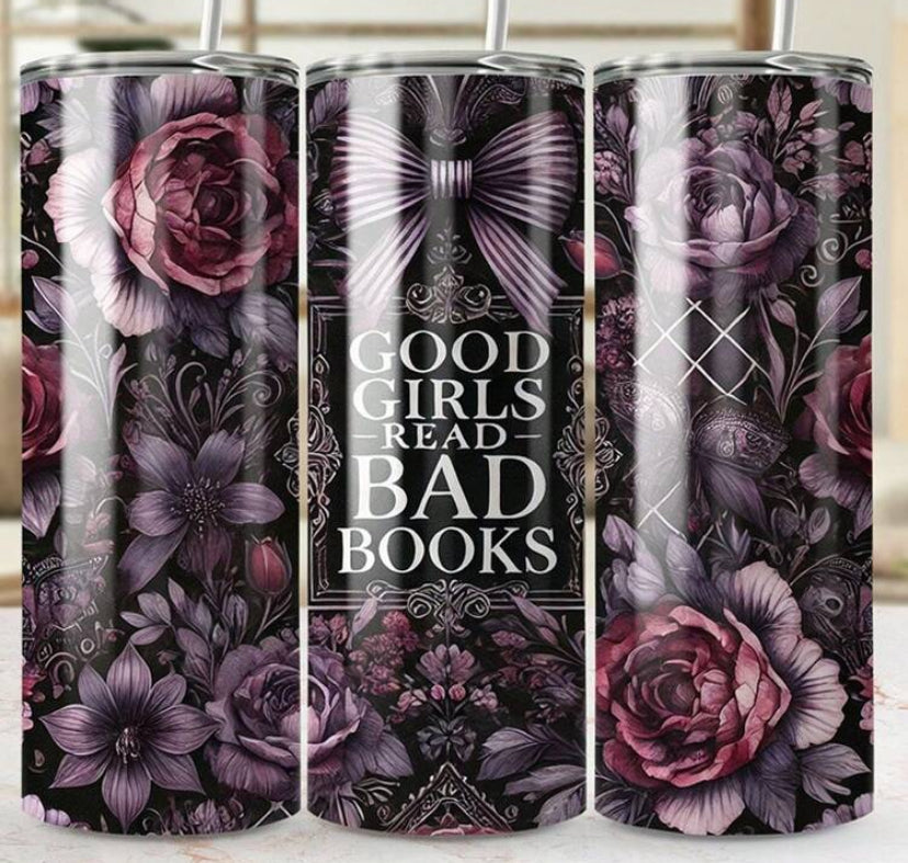 1 Piece Of 20oz Stainless Steel Straight Tube Cup, Tipping Cup, "Dark Romantic Moral Grey" Print, Double-Sided Design