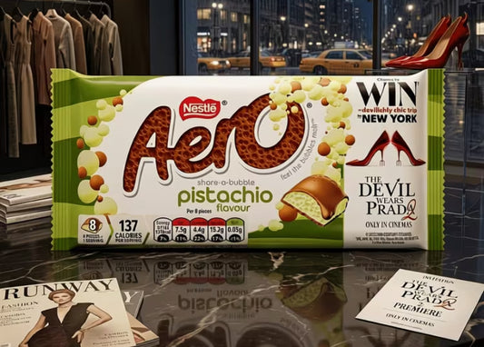 Aero Pistachio Flavour Milk Chocolate Sharing Bar 90g x3