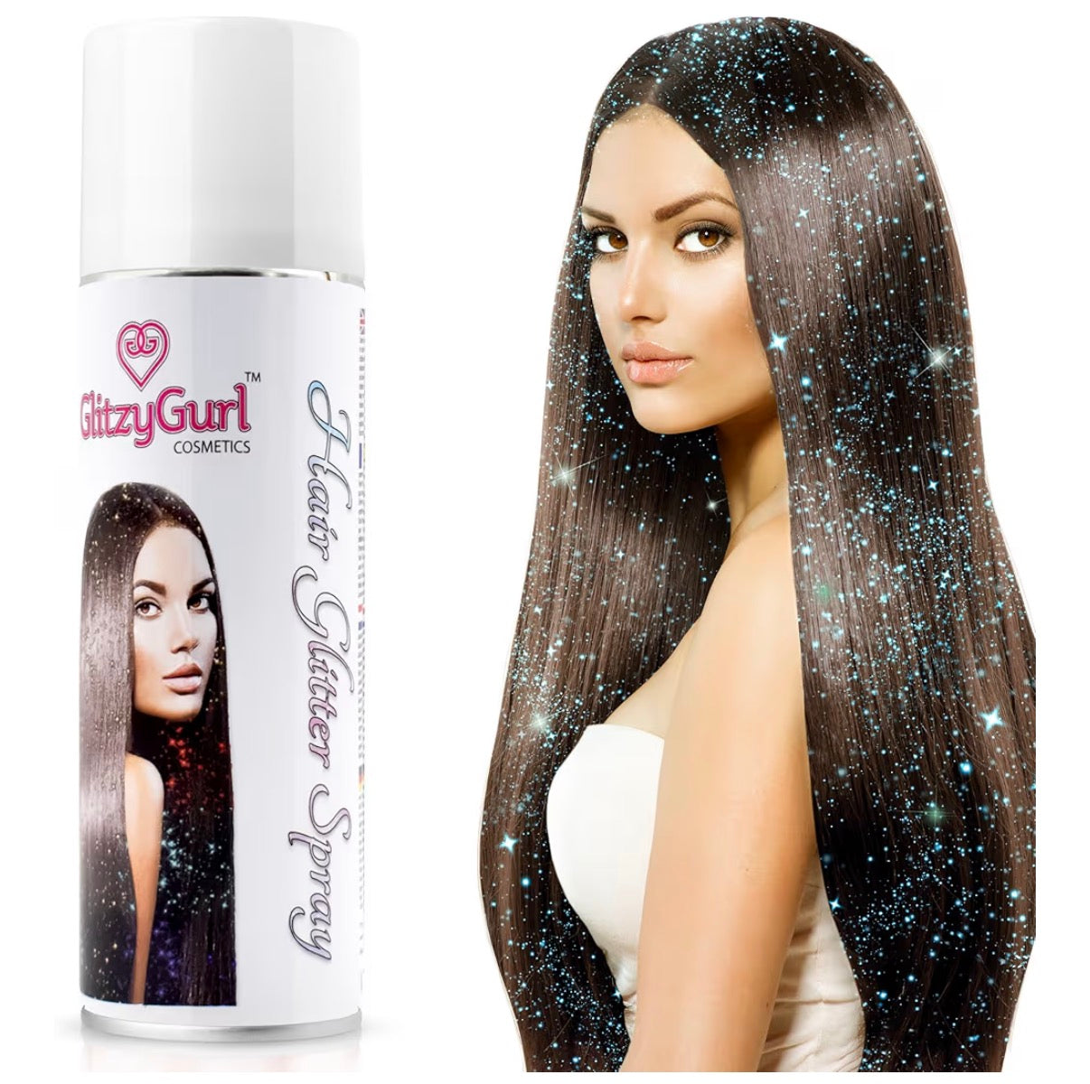 Hair Glitter Spray 125ml Made in UK (Rainbow Mix)