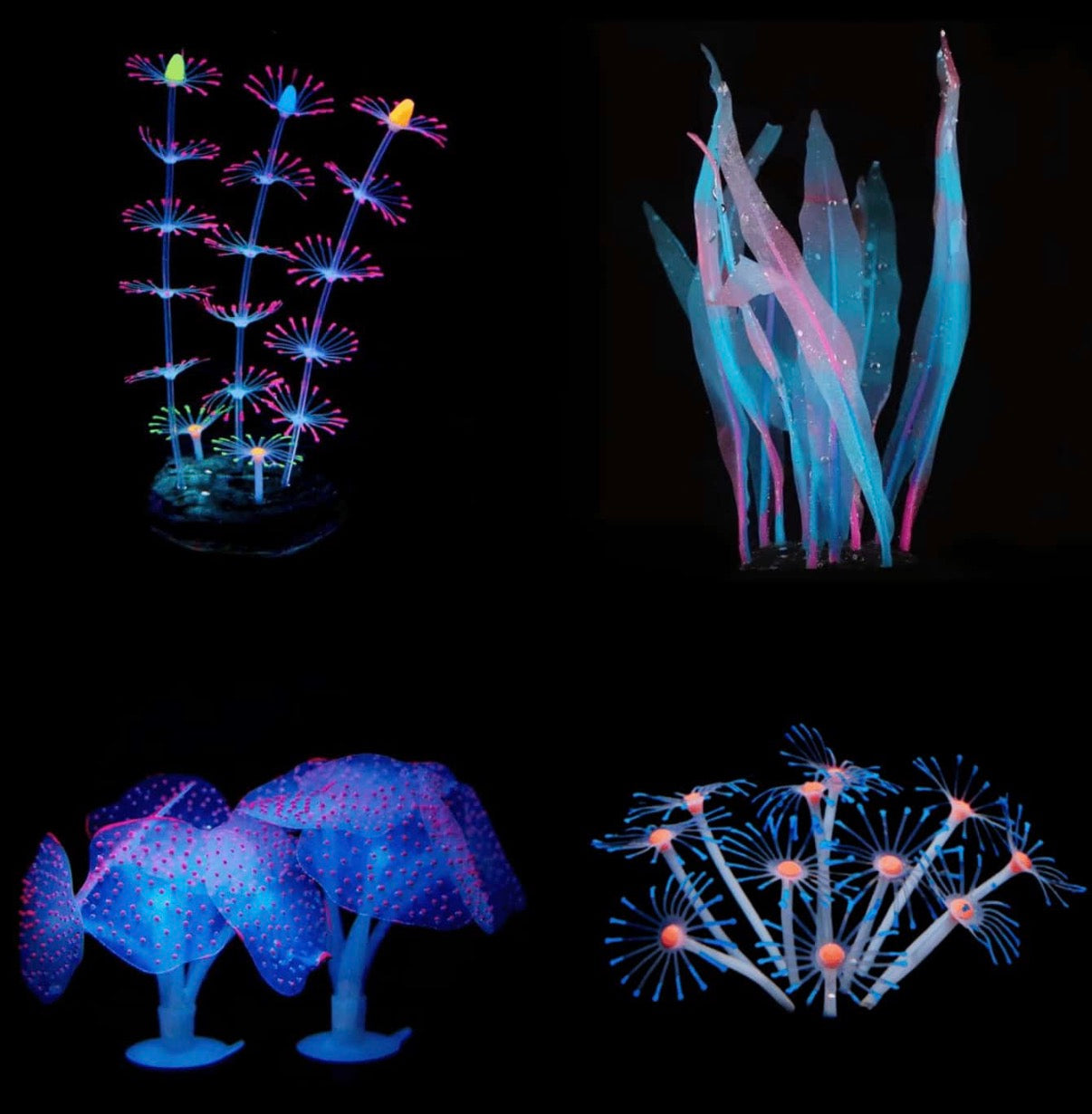 4pcs Fish Tank Simulation Coral Aquarium Decoration
