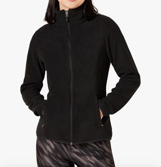Essentials Women's Classic-fit Long-Sleeved Full Zip Polar Soft Fleece Jacket