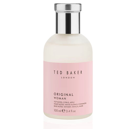 Ted Baker Woman Pink Eau de Toilette Floral Green & Fruity Perfume for Women with Peach, Bergamot, Apple, Tangerine Musk & Vanilla,Gift Idea, 3.38 fl oz / 100ml