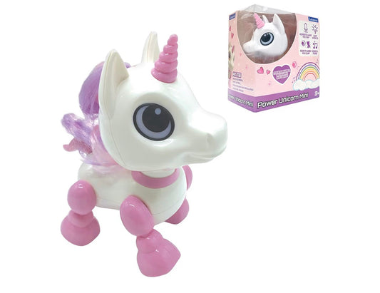 My Little Unicorn Robot with Sounds, Music, Light Effects, Voice Repetition Function and Reaction to sounds,