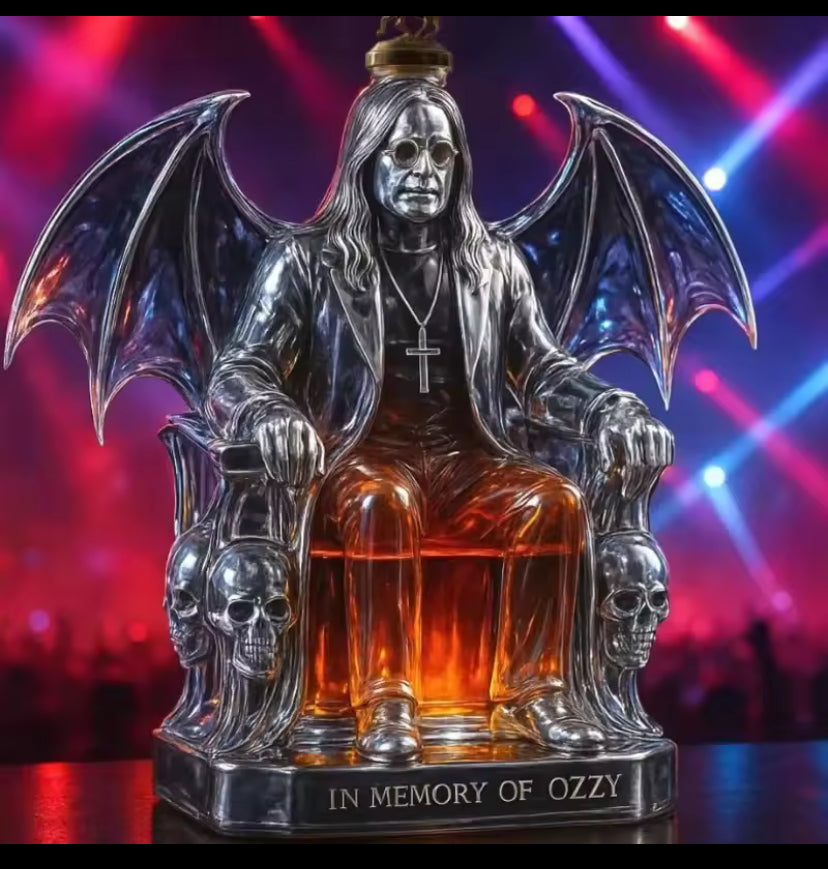 Ozzy Whiskey Bottle