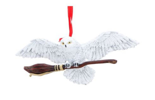 Harry Potter Hedwig in Flight Hanging Ornament x2