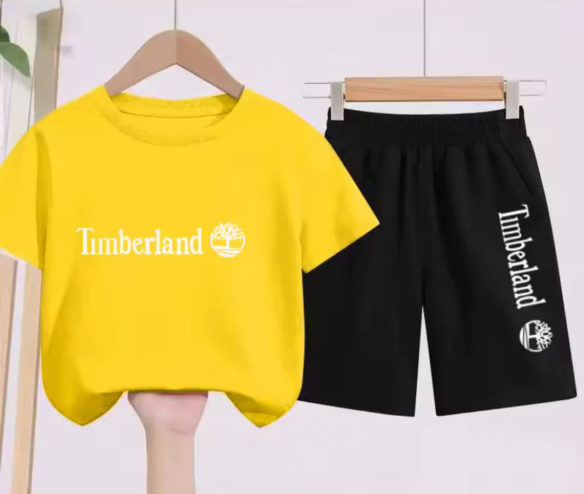 Children's summerTshirt+shorts sports and exercise outfit