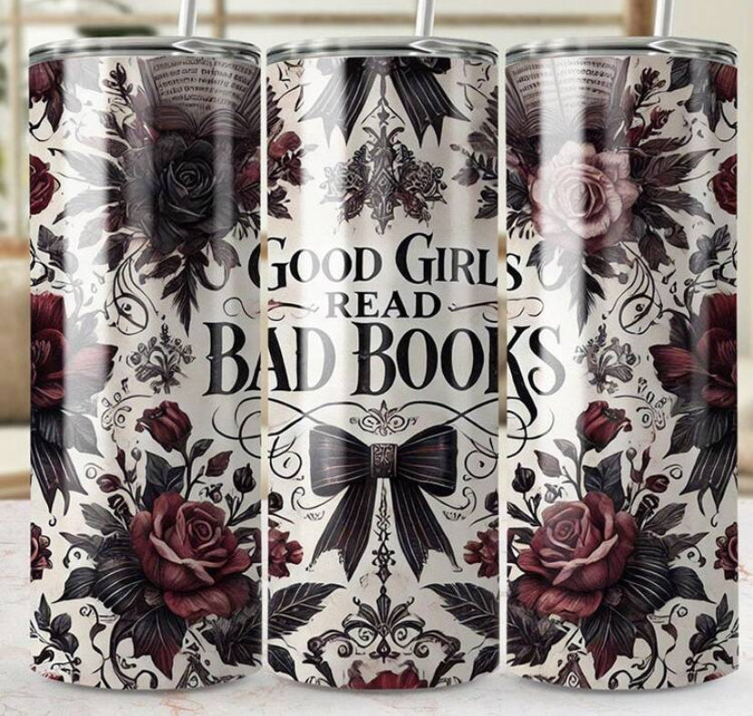 1 Piece Of 20oz Stainless Steel Straight Tube Cup, Tipping Cup, "Dark Romantic Moral Grey" Print, Double-Sided Design