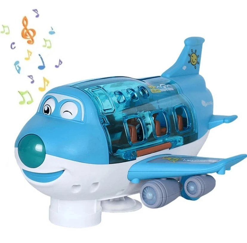 Kids Toys Electric Plane Aircraft Toys Car Airplane Model Music Simulation Boy