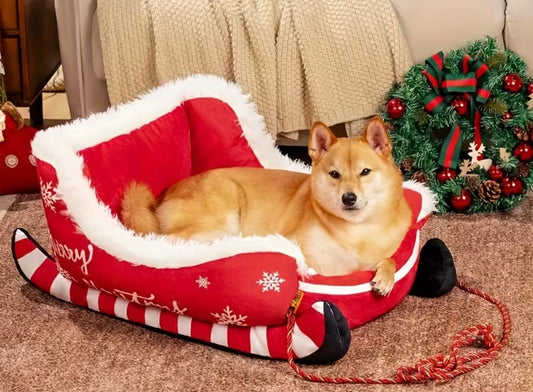 Thickened Ultra-Soft Plush Sofa Bed Suitable for Small & Medium Cats and Dogs - Large