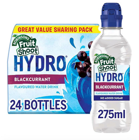 FRUIT SHOOT Hydro Flavoured Water, Blackcurrant 24 x 275 ml