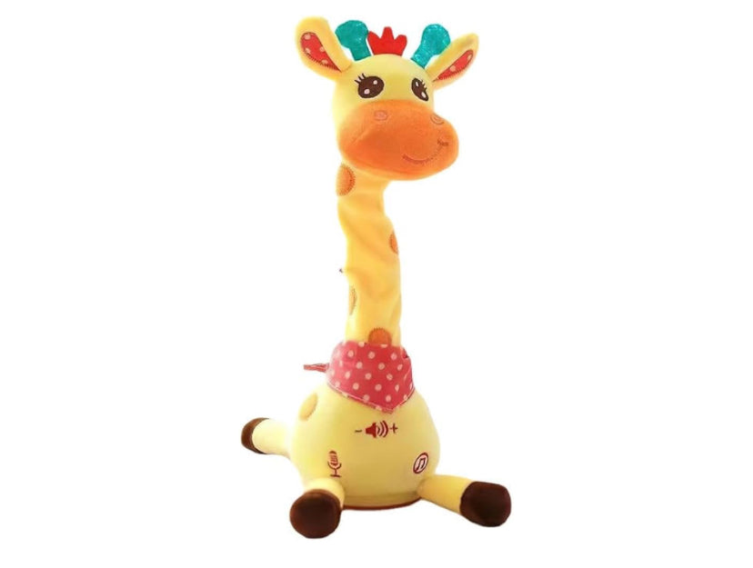 Dancing Singing Talking Giraffe Toy Repeat What You Say,Interactive Baby Toy with Volume Control,Mimicking Recording Giraff e Toys, Educational toys for Kids Toddlers 0 1 2 3 4 5 6 Year Old (Giraffe)