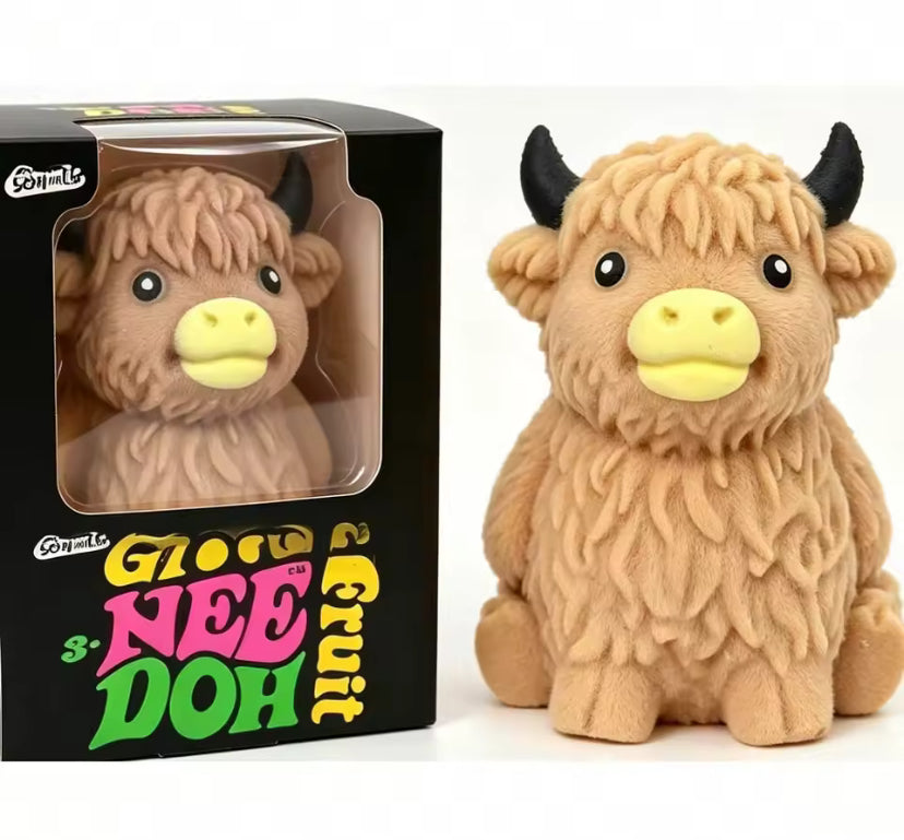 Popular New Products Scottish Highland Cow Stress Relief Toy