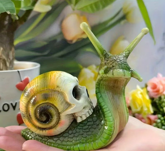 Skull Snail Ornament