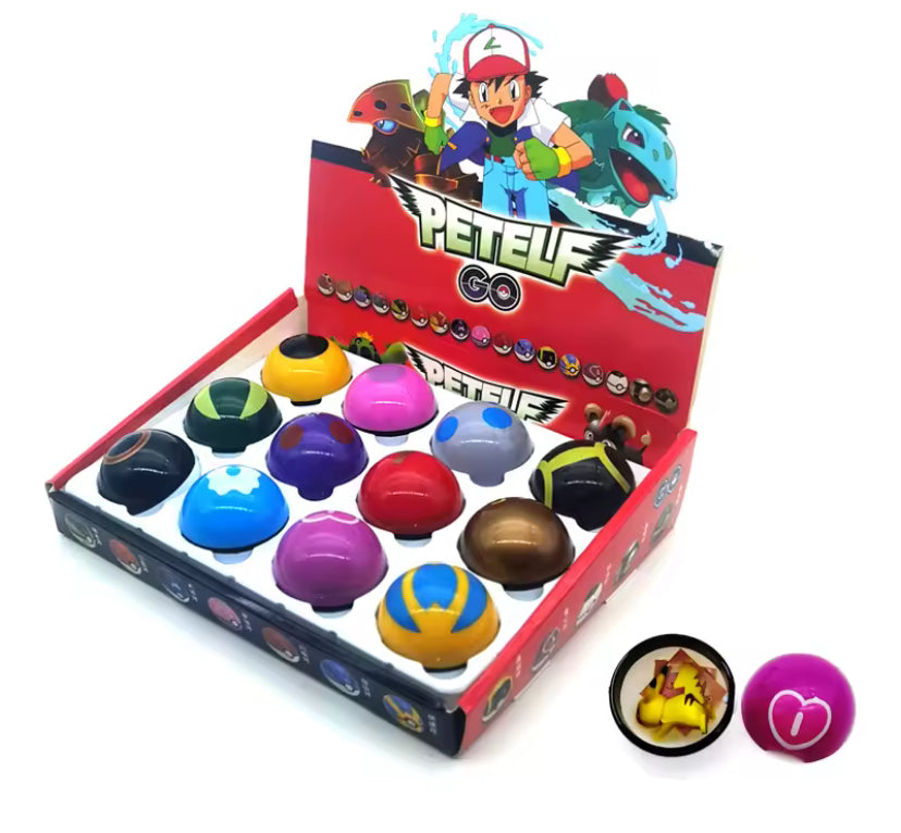 12 Pcs/Set Pokemon Pikachu Toys Action Figure