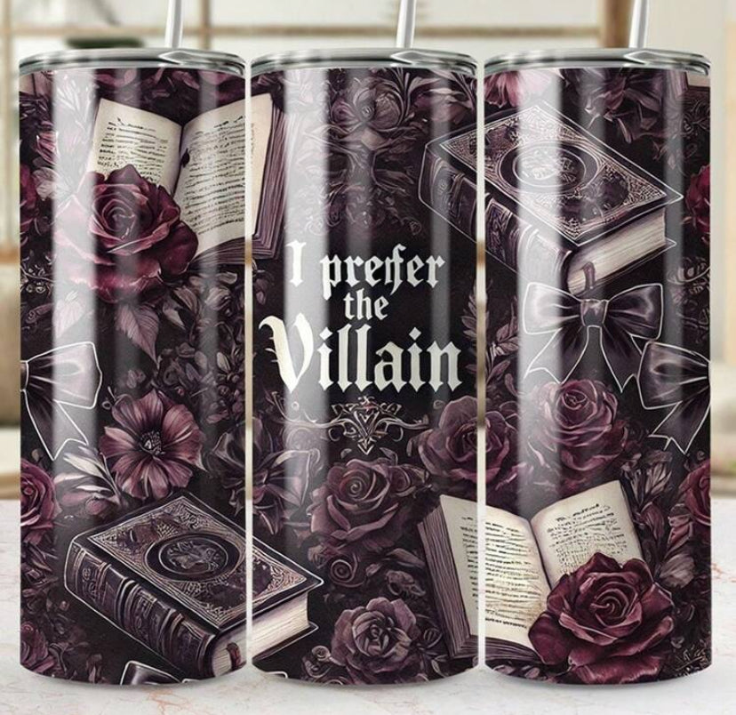 1 Piece Of 20oz Stainless Steel Straight Tube Cup, Tipping Cup, "Dark Romantic Moral Grey" Print, Double-Sided Design