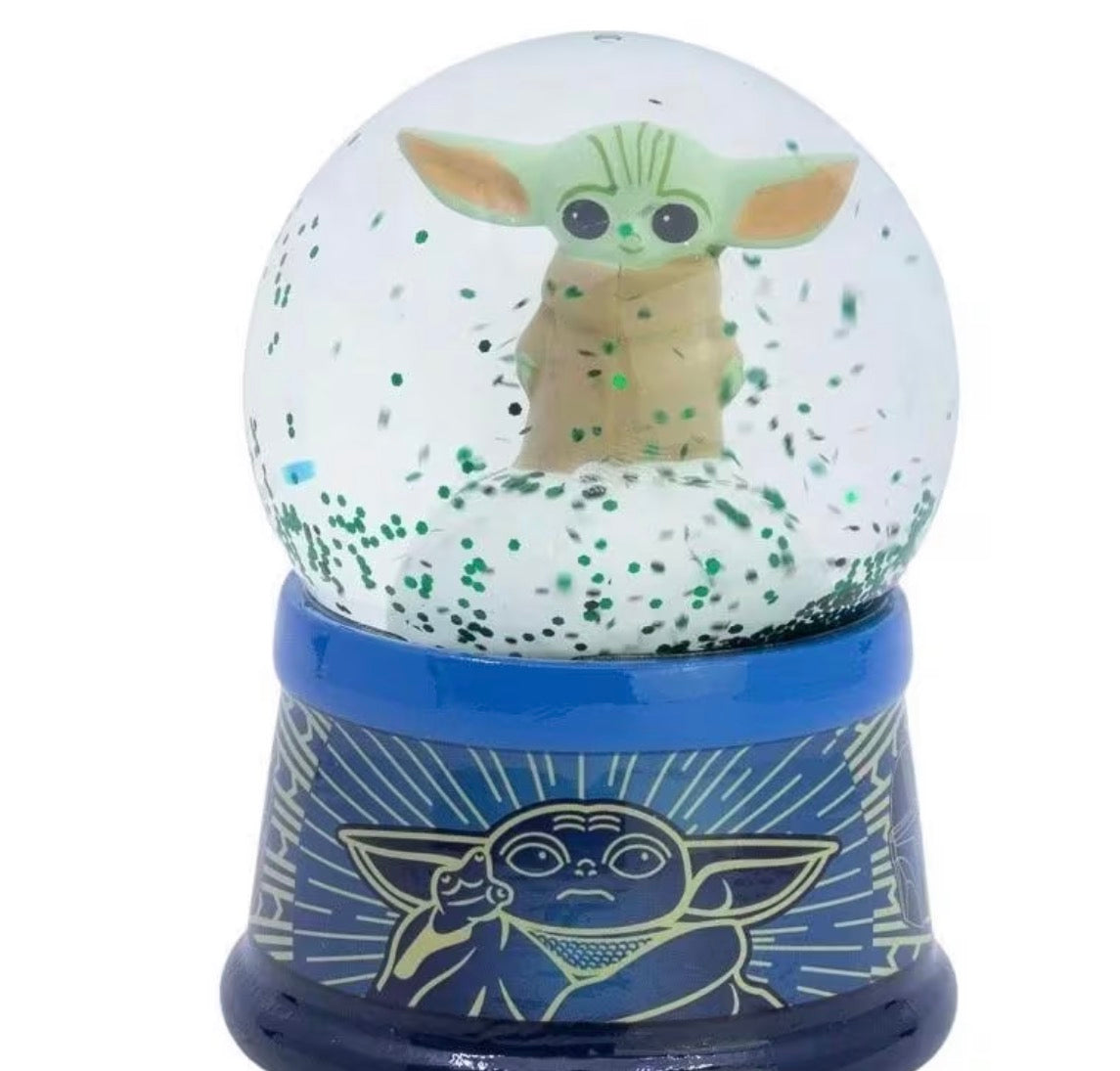 Colourful Flashy Glass Snow Globe in Gift Box