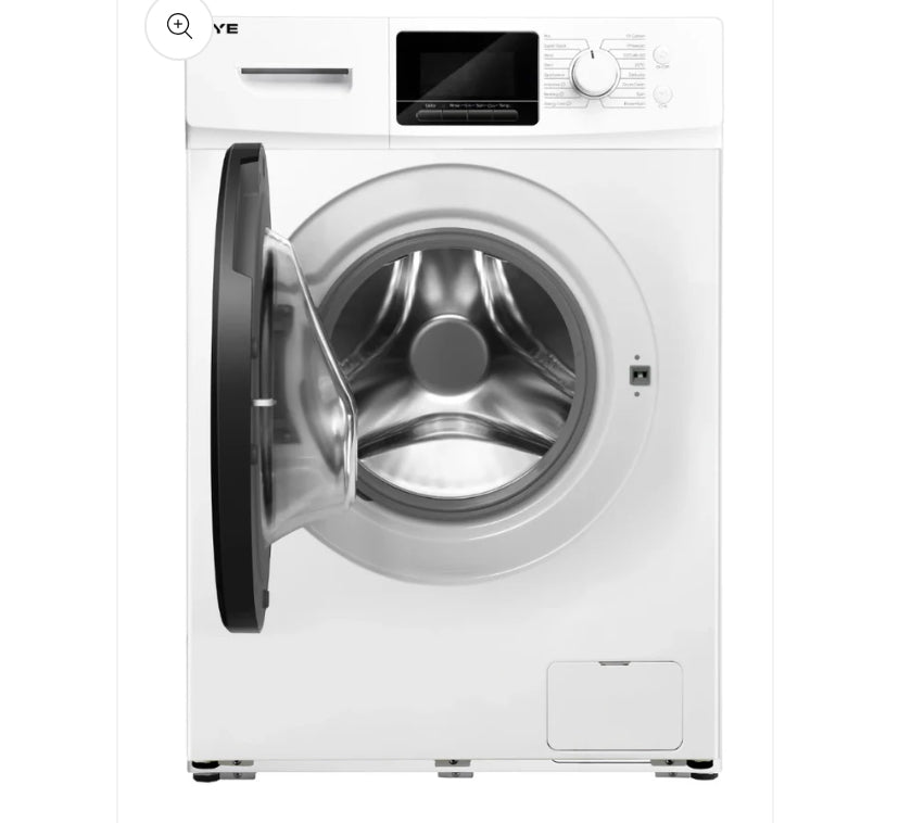 HYE 8kg Washing Machine 1400rpm Freestanding A Rated - White - BLDC Motor