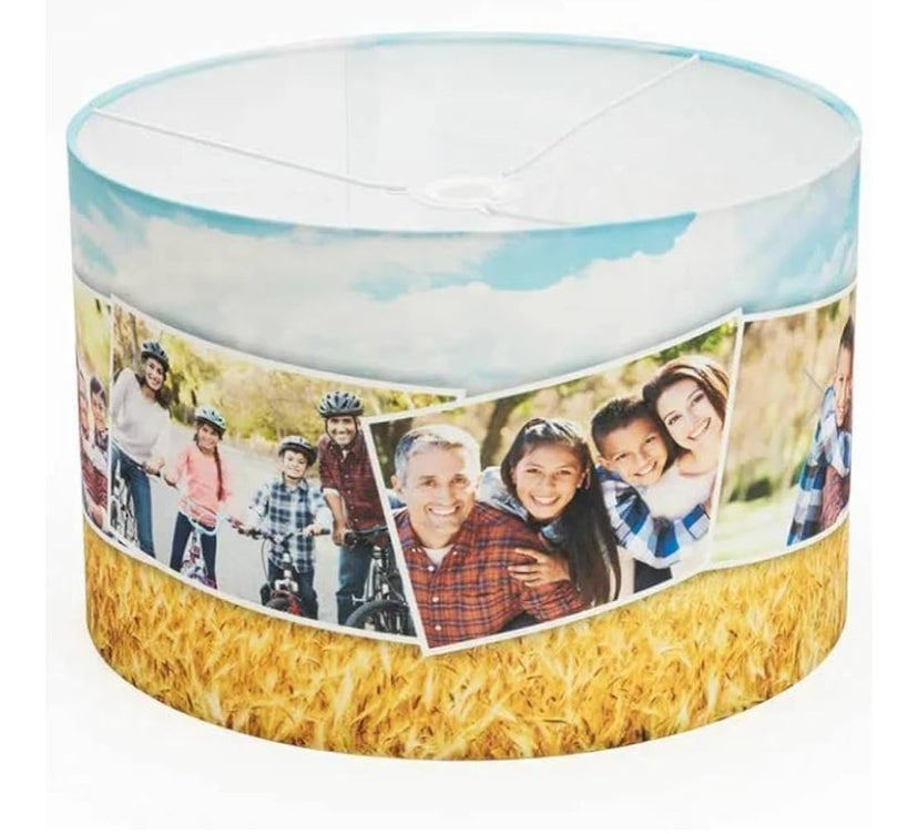 Personalized lampshade Custom Photo Text Logo Name Printed Gift (20cm Ceiling)