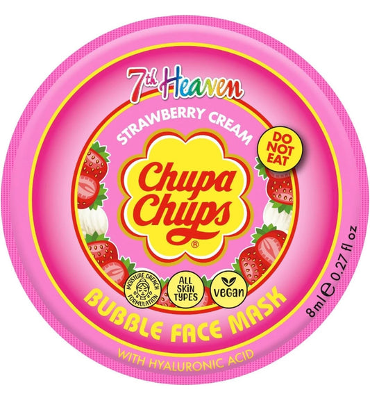 7th Heaven Chupa Chups Strawberry Cream Peel Off Mask with Hyaluronic Acid