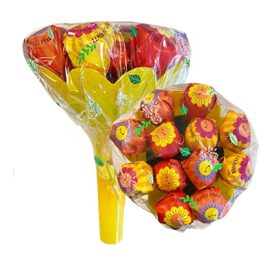 Gifts For Kids - Lollipop Flower Bouquet, Kids Gifts |Sweet Rose Candy, 12 Lollipops In 3 Flavours |Gift For Boys, Girls, Children |Fun Present For Boys, Girls