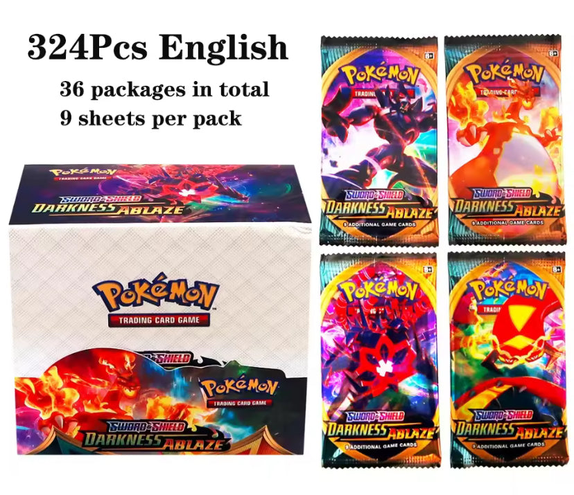 360Pcs Box Pokemon Shining Fates Style SCARLET&VIOLE 151 Booster Battle Carte Trading Card Game Collection