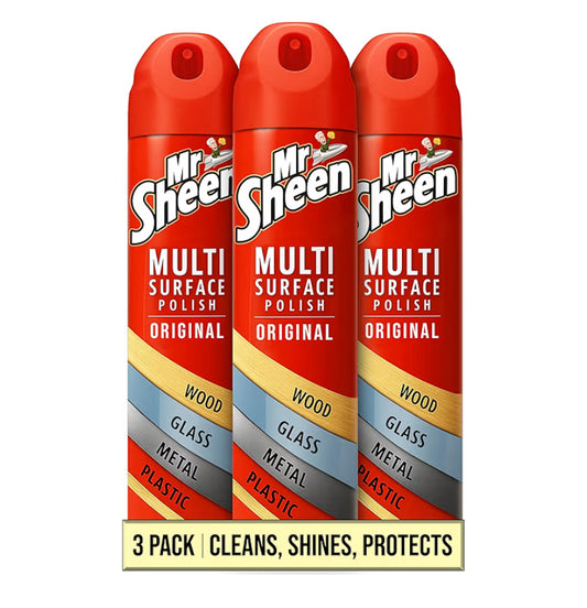 Mr Sheen Multi-Surface Polish Original 250ml Pack of x 3 - packaging may vary