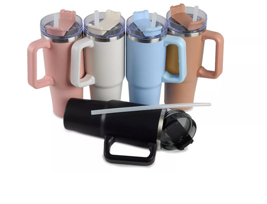 40 oz Tumbler Cup with Straw Lid Insulated Stainless Steel Water Bottle Tumbler
