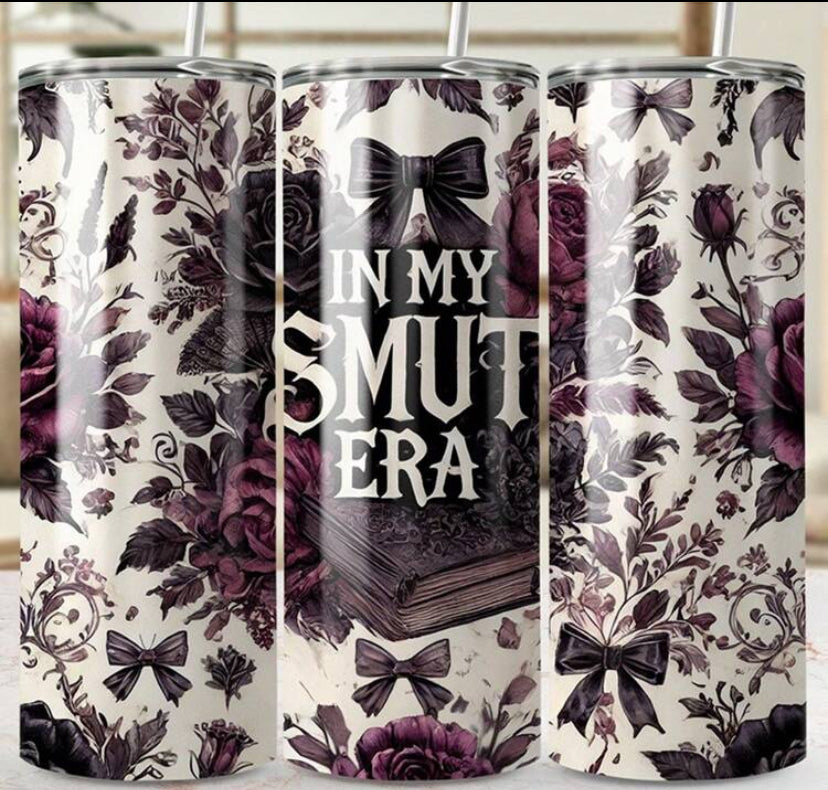 1 Piece Of 20oz Stainless Steel Straight Tube Cup, Tipping Cup, "Dark Romantic Moral Grey" Print, Double-Sided Design