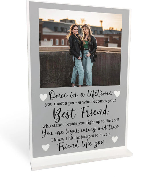 Personalised Gift For Best Friend Standing Plaque Friendship Sign Best Friend