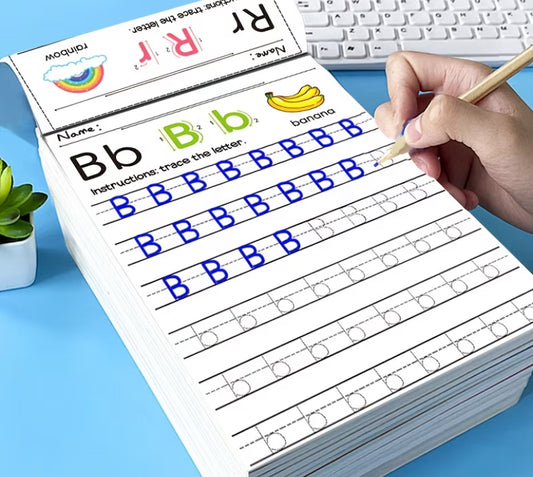 64 Pages Alphabet Handwriting Practice Workbook for Kids: Preschool Writing Workbook with Sight Words