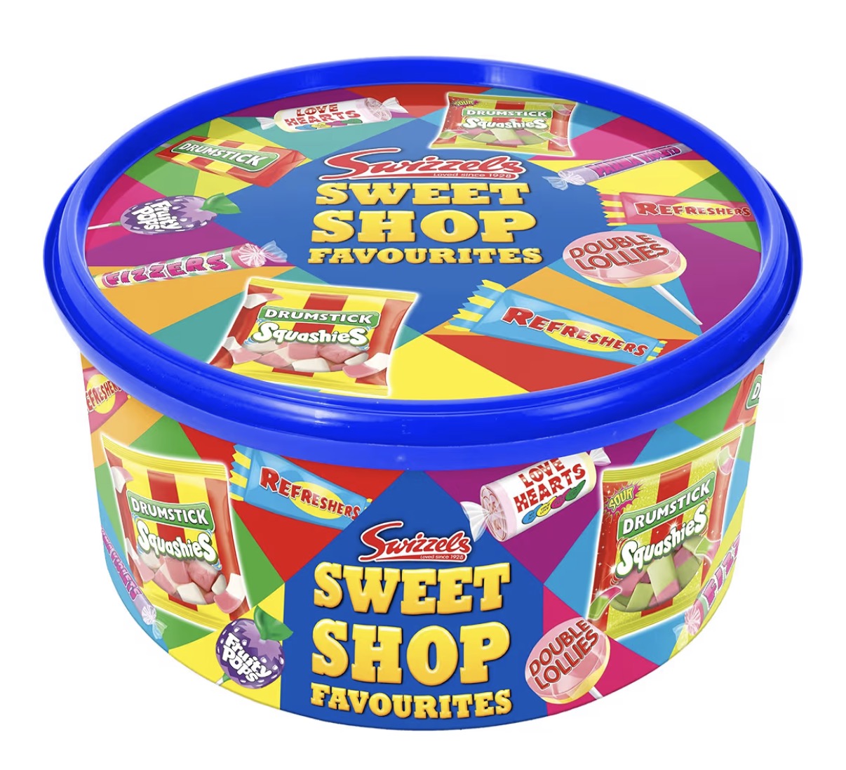 Swizzels Sweet Shop Favourites, Classic Sweet Mix, 650g Tub of Assorted Retro Sweets