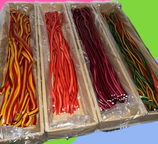 VIDAL GIANT CANDY CABLES 10x | 2FT LONG | MIXED POUCHES