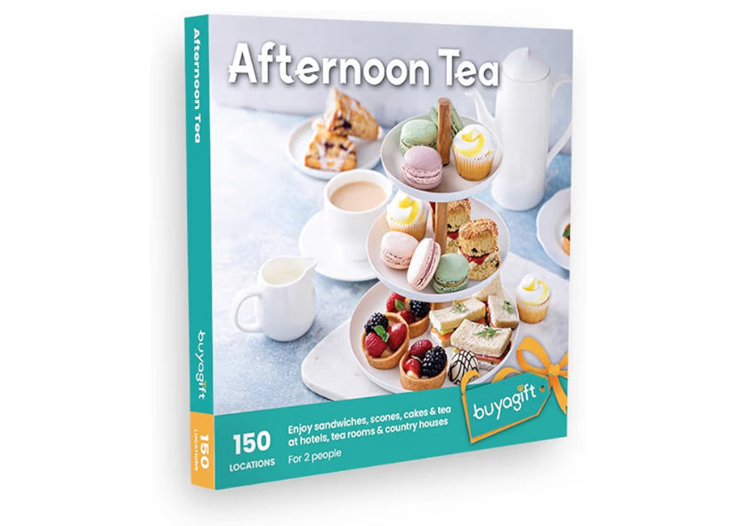 Afternoon Tea Gift Experience Box - 150 traditional afternoon tea experiences across the UK