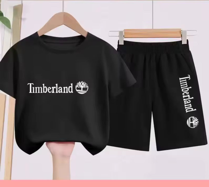 Children's summerTshirt+shorts sports and exercise outfit
