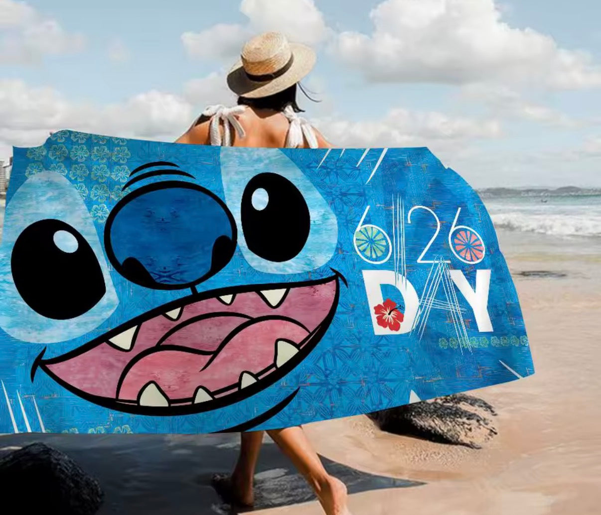 Cartoon  Big Microfiber Beach Towels