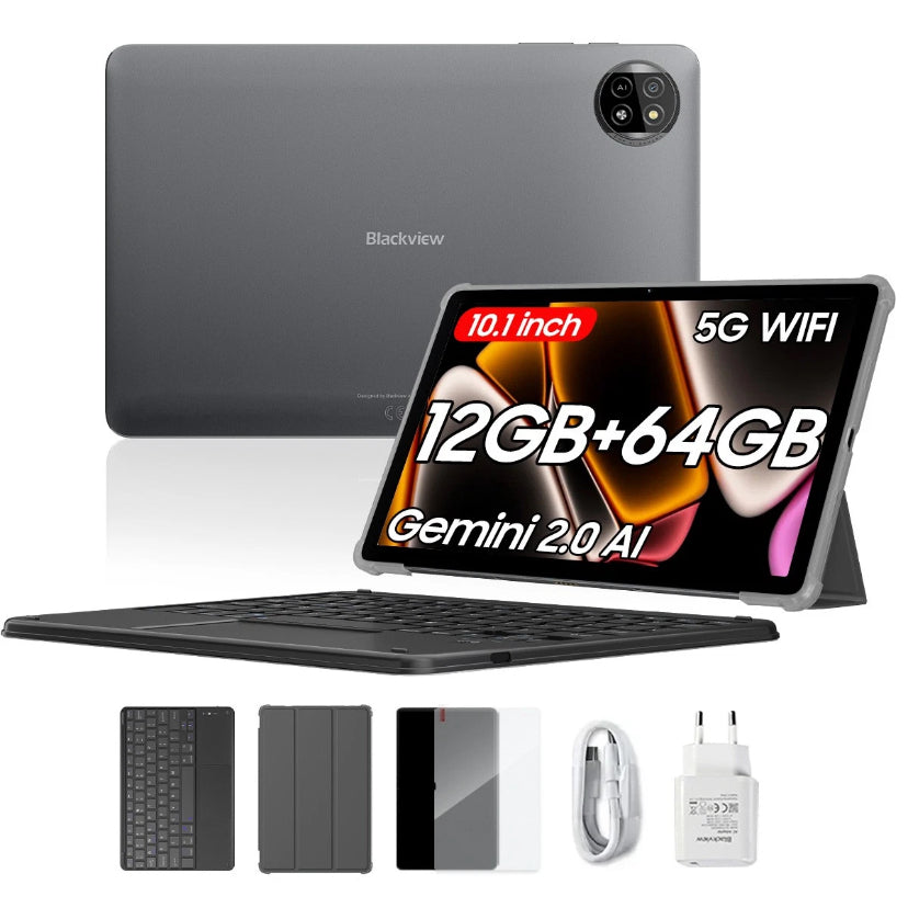 2025 NEW Tab 20 Wifi Tablet Android 15 PC 12GB+64GB Tablets 10.1 Inch 6000mAh