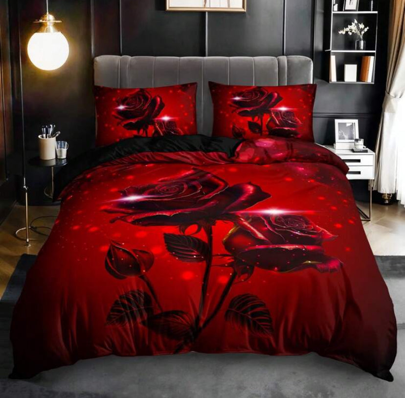 3pcs Bedding Set (1 Duvet Cover No Comforter + 2 Pillowcases