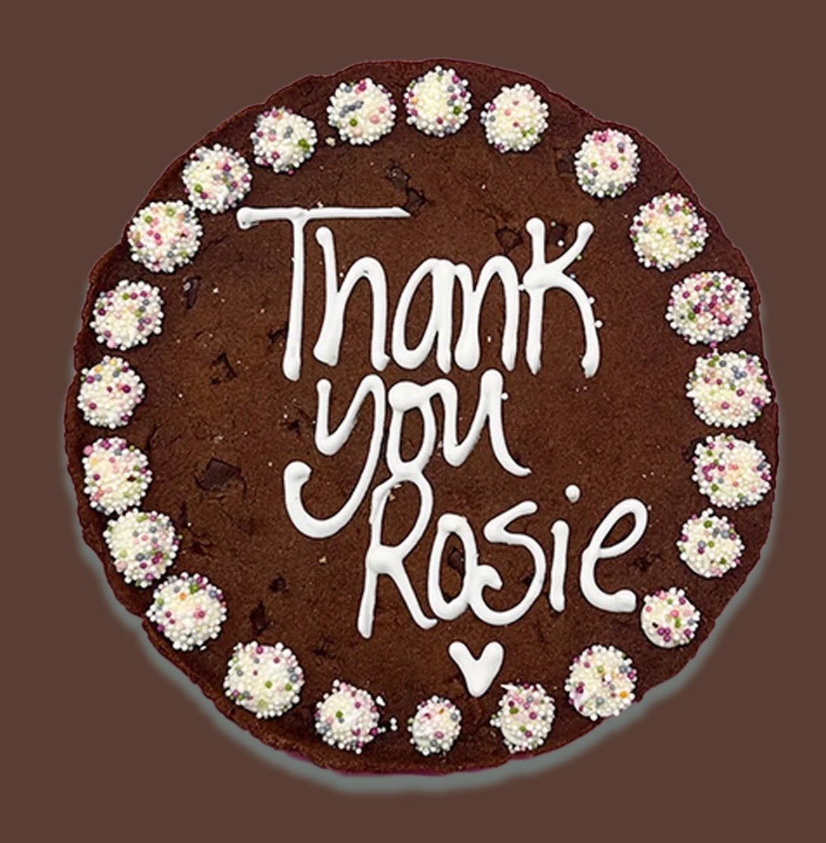 Pipe Anything Personalised Giant Cookie