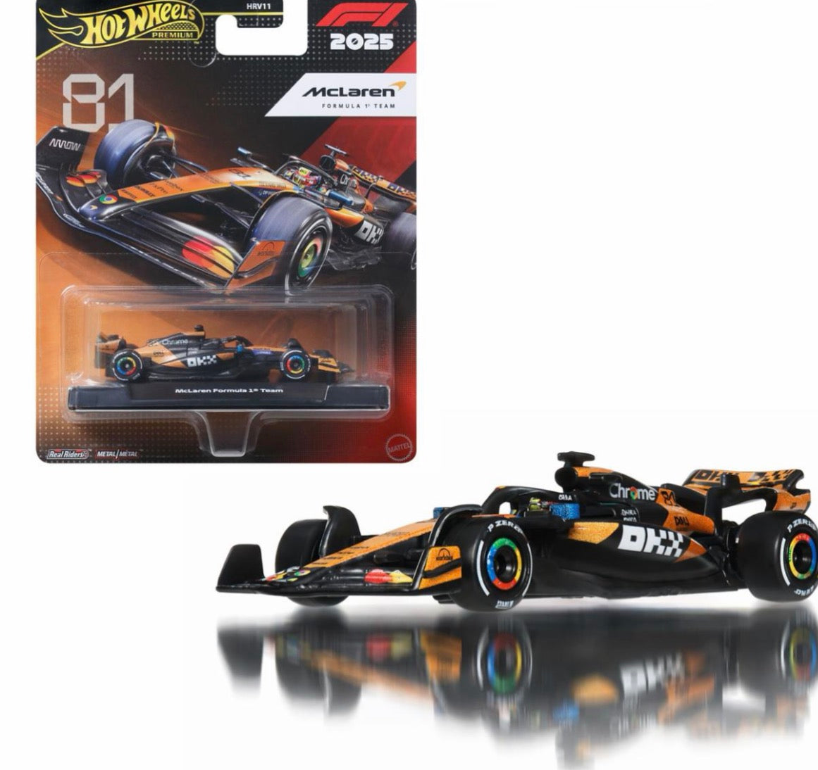 Hot Wheels Premium McLaren Formula 1® Team (#81) Vehicle