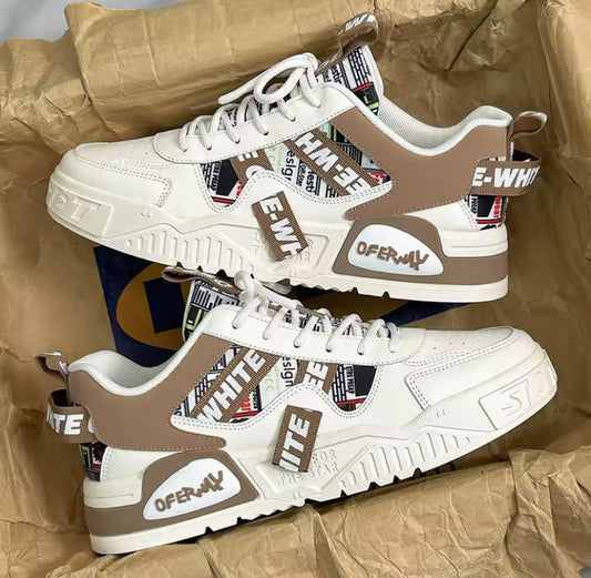 Casual Fashion Leather Sneakers