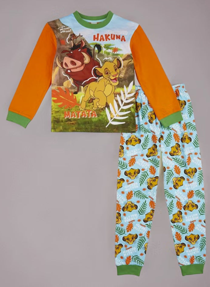 Disney Lion King Kids Pyjamas, Simba Pjs For Boys And Girls, Lion King Gifts for Kids