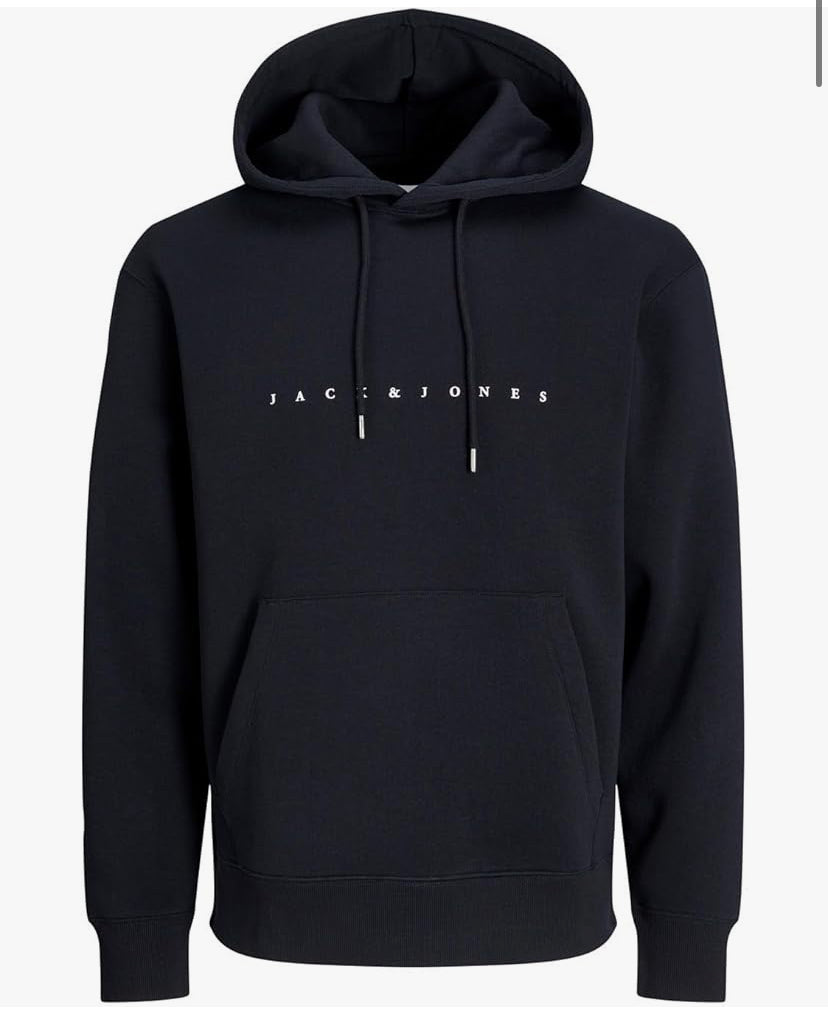 JACK & JONES Herren Hoodie Kapuzenpullover JJESTAR JJ Sweat Hood - Relaxed Fit